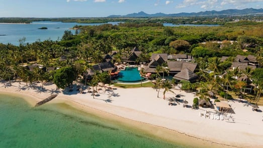 Constance Le Prince Maurice Pool und Strand Luftaufnahme