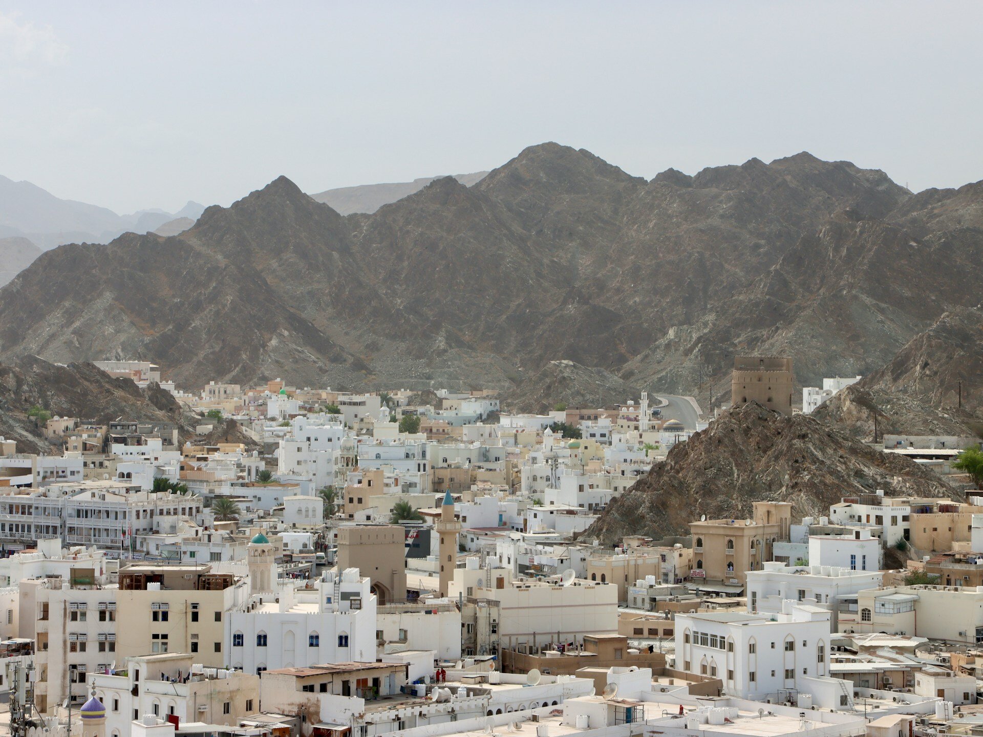 Muscat Ansicht von oben