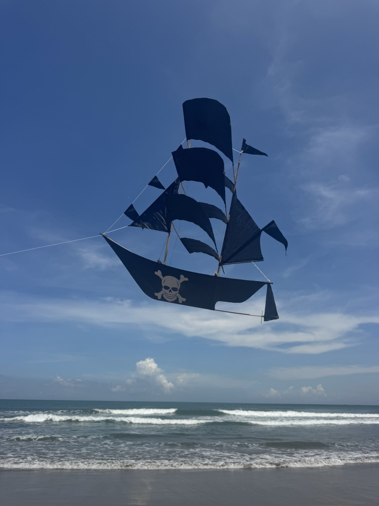 Drachen Steigen lassen am Seminyak Beach
