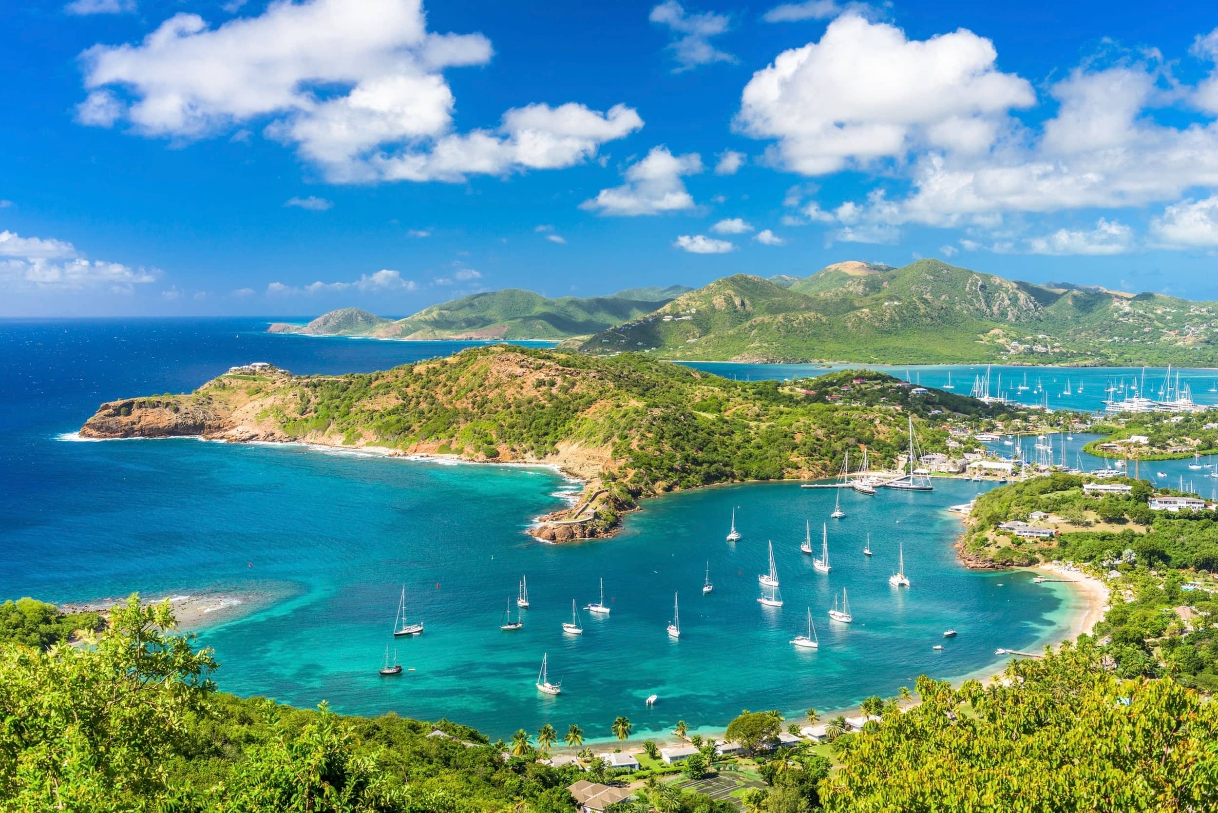 Antigua-Karibik-Bucht
