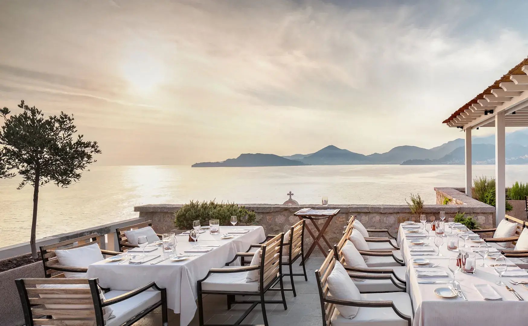12 montenegro aman sveti stefan restaurant