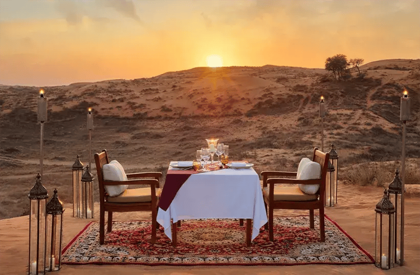 11 ras al khaimah dinner romantik familienluxusreisen