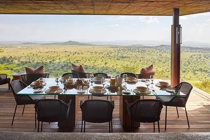 8 tansania singita kilima abendessen