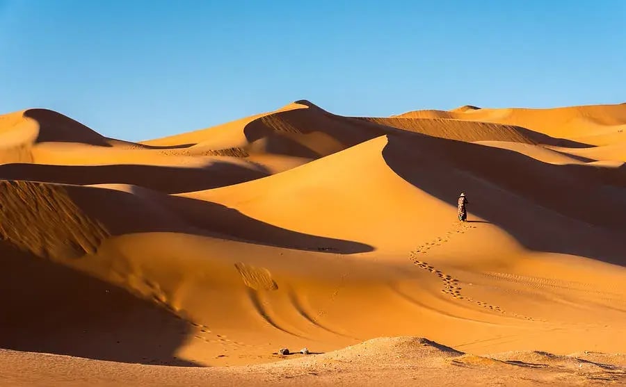 Wüste in Abu Dhabi