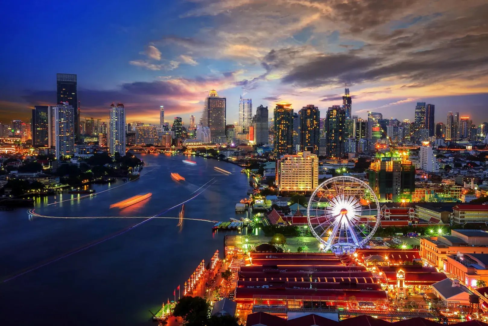 bangkok skyline stadt erlebnis perfekt fuer familienreise