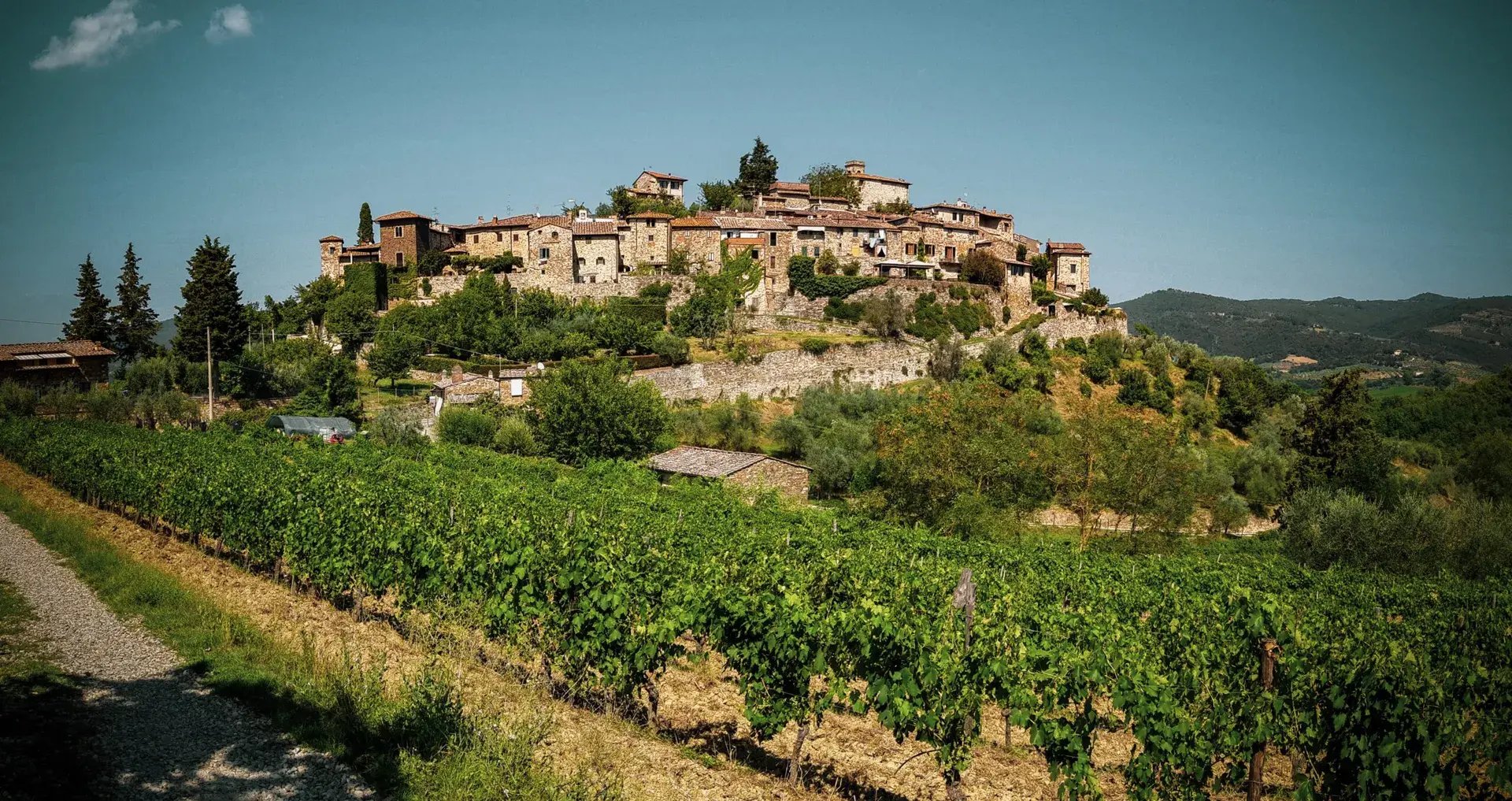 chianti italien wein region haus natur