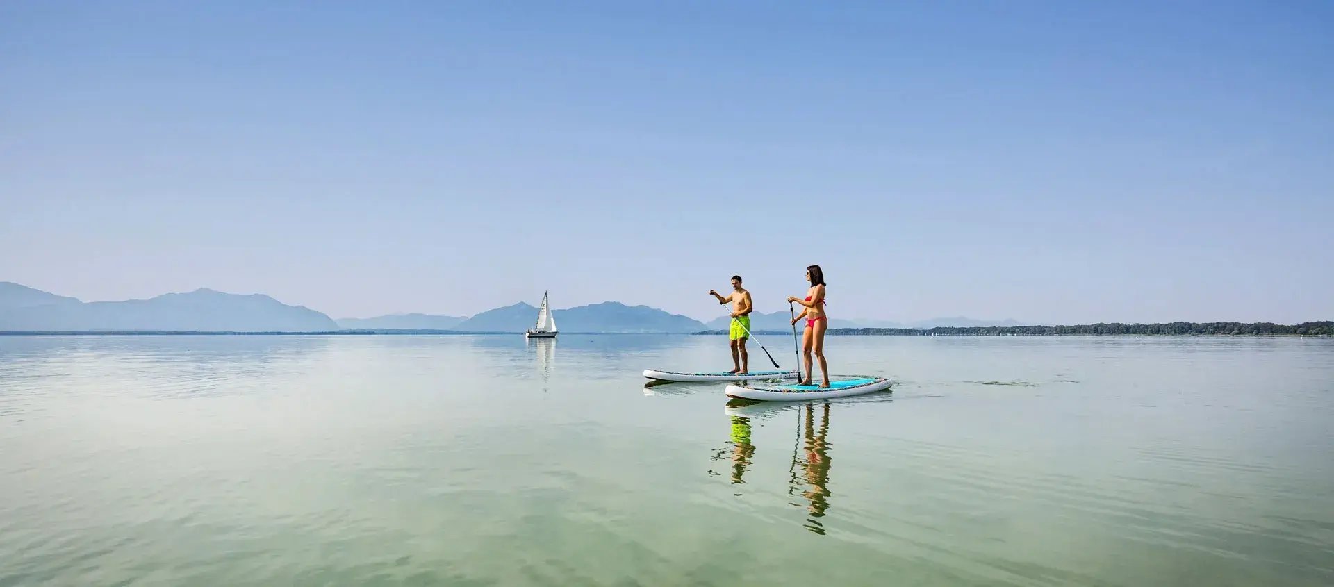 chiemsee wassersport erlebnis bei familienreise