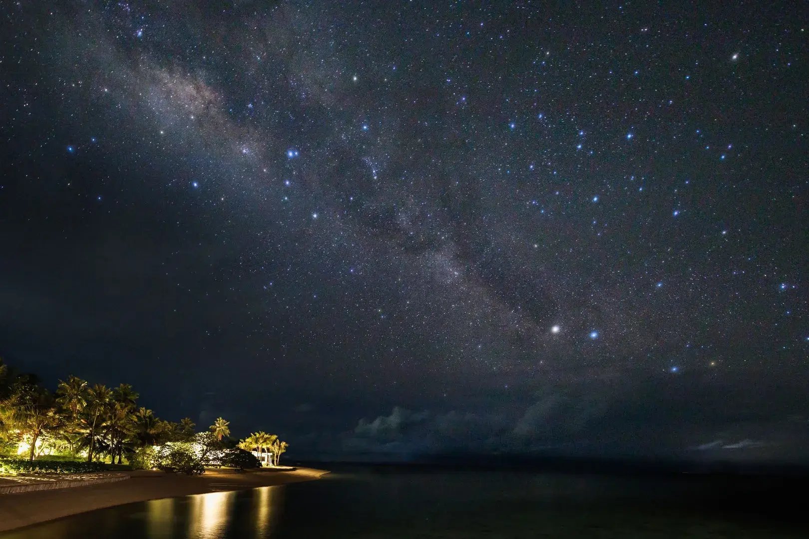 Banwa bei Nacht Sternenhimmel