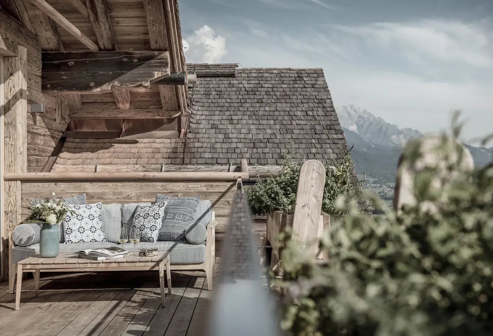 Chalet Bergwärtsgeist Terrasse