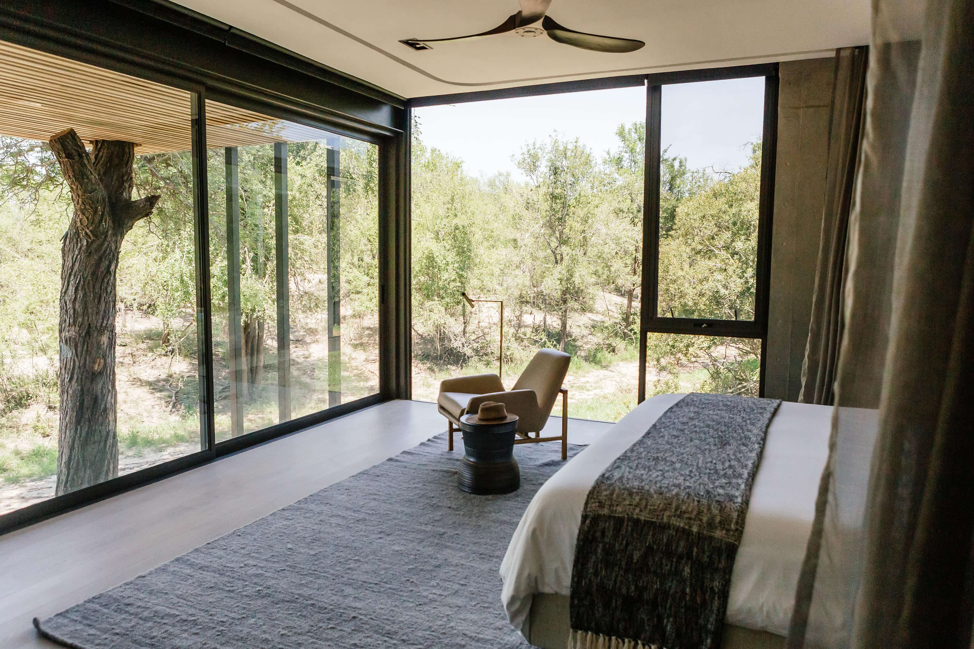 Cheetah Plains Schlafzimmer mit Panoramablick 