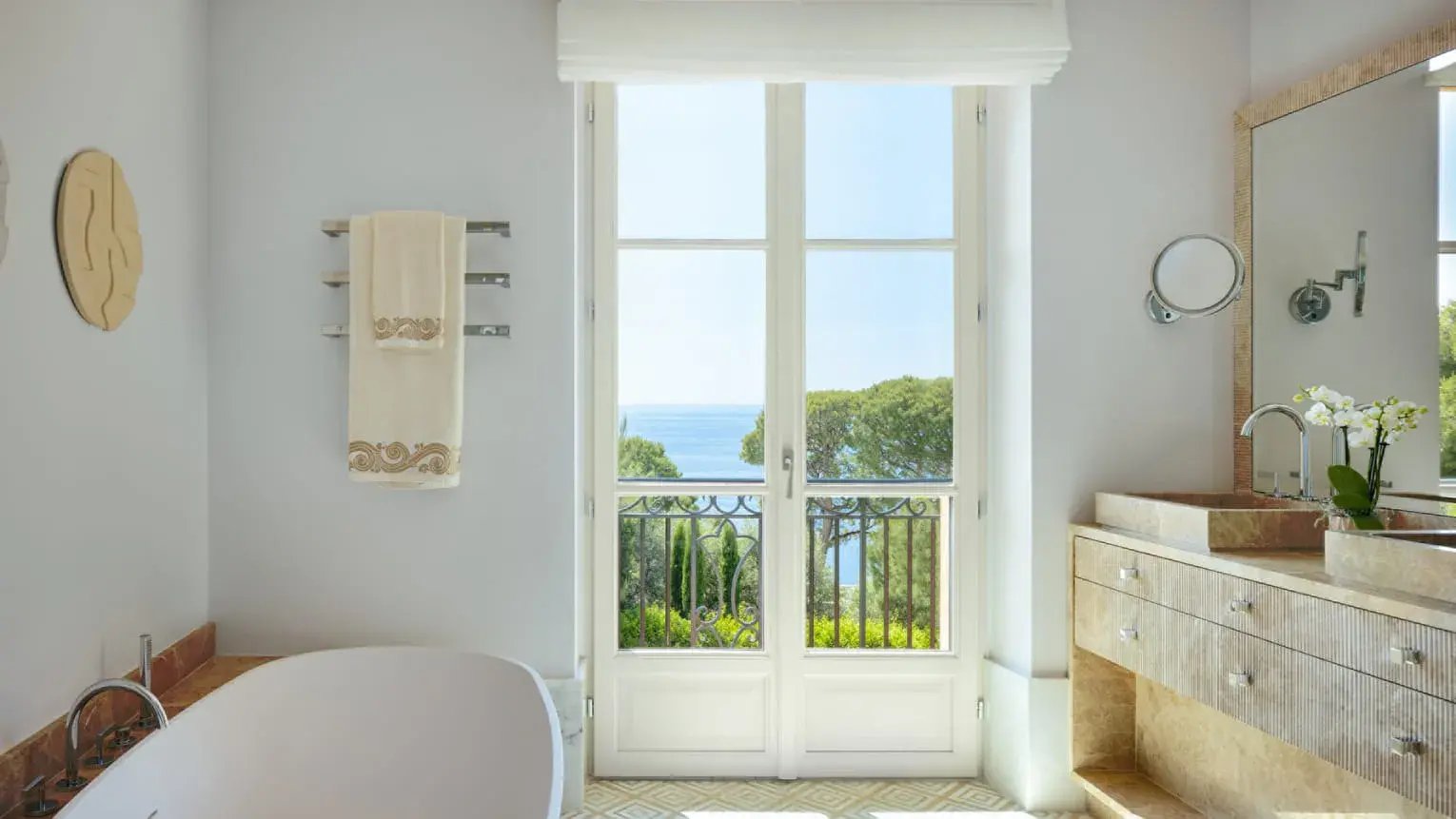 Clair Soleil Badezimmer Ausblick