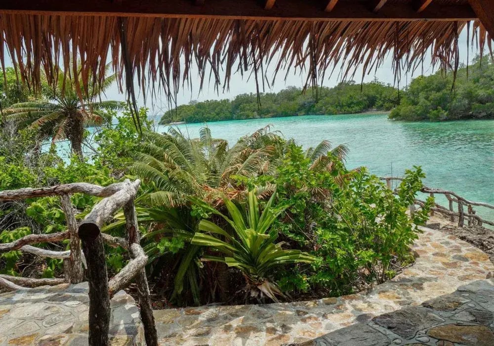 Elang Pavillion mit Meerblick 