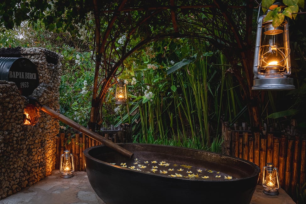 Raja Mandaka Nihi Sumba Badewanne Spa bereich 