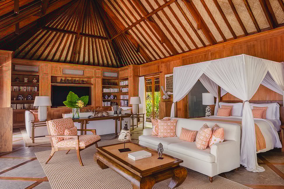 Raja Mandaka Nihi Sumba Master Bedroom der Villa 