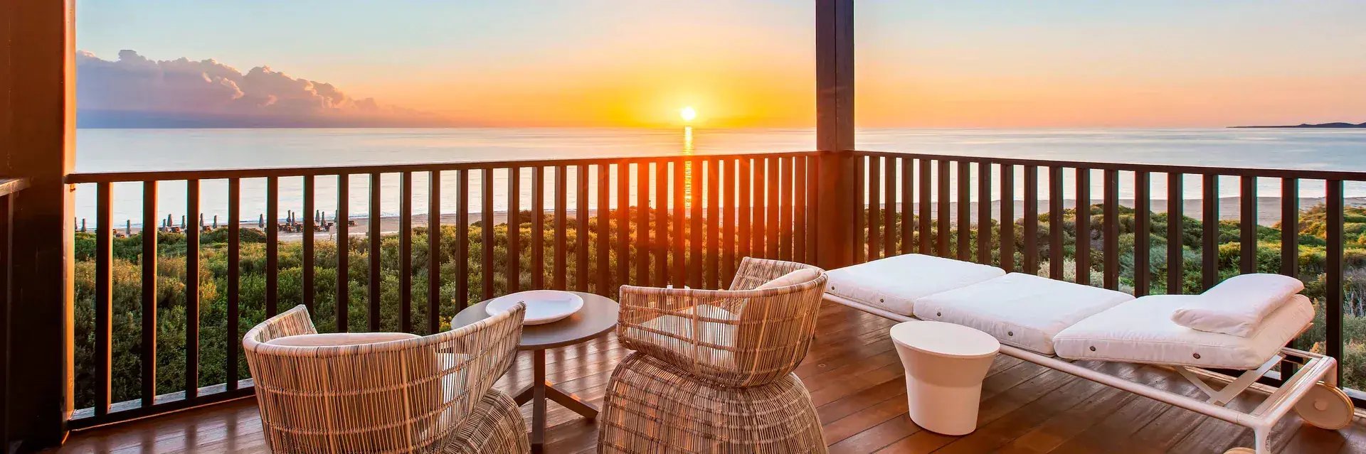 Royal Villa Balkon und Ausblick 