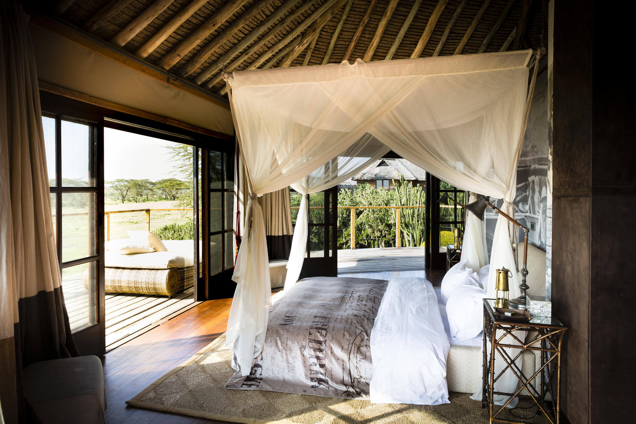 Segera Retreat Schlafzimmer Himmelbett