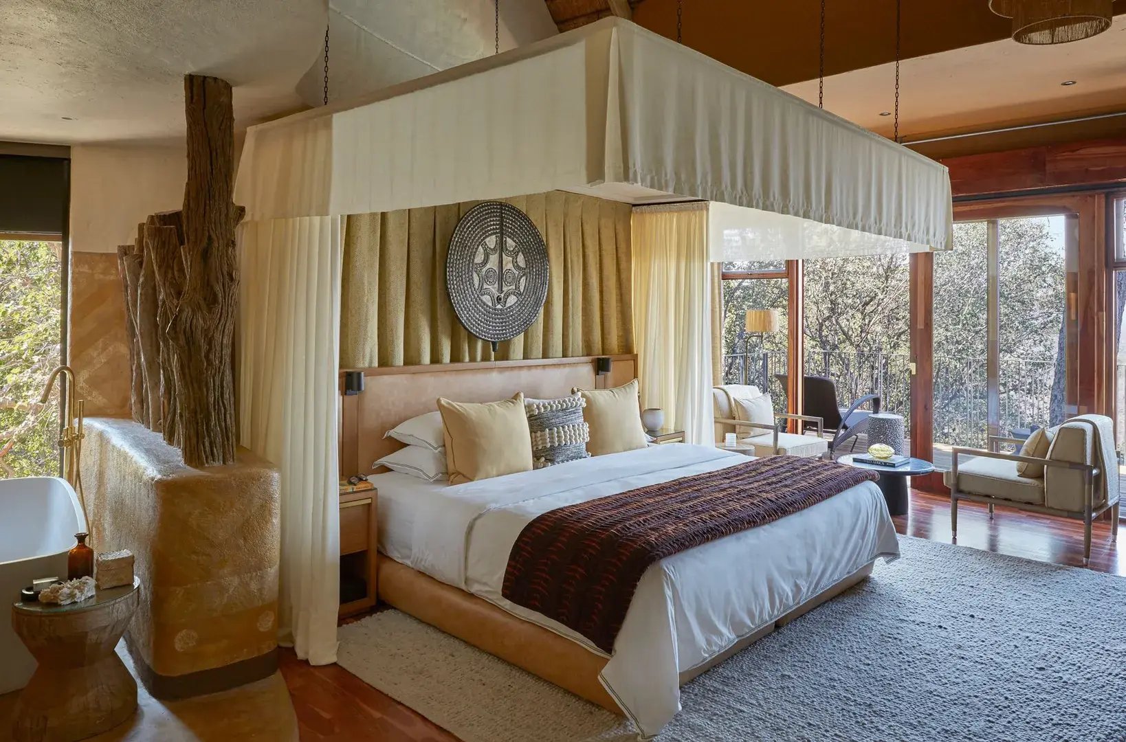 Singita Malilangwe Schlafbereich