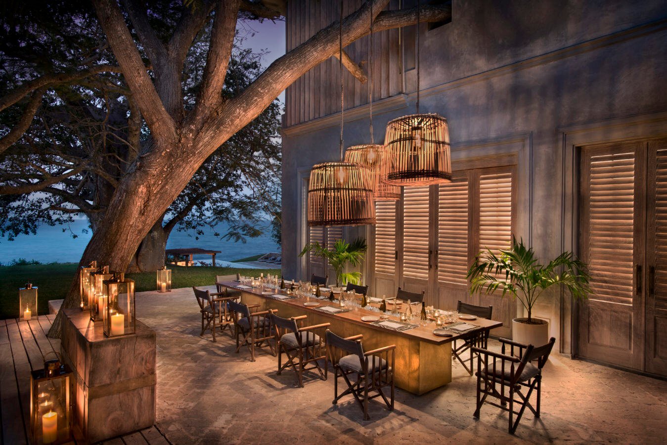 Sirai Beach House Dining Outdoor Terrasse