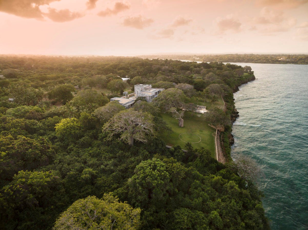 Sirai Beach House Panoramablick Oben