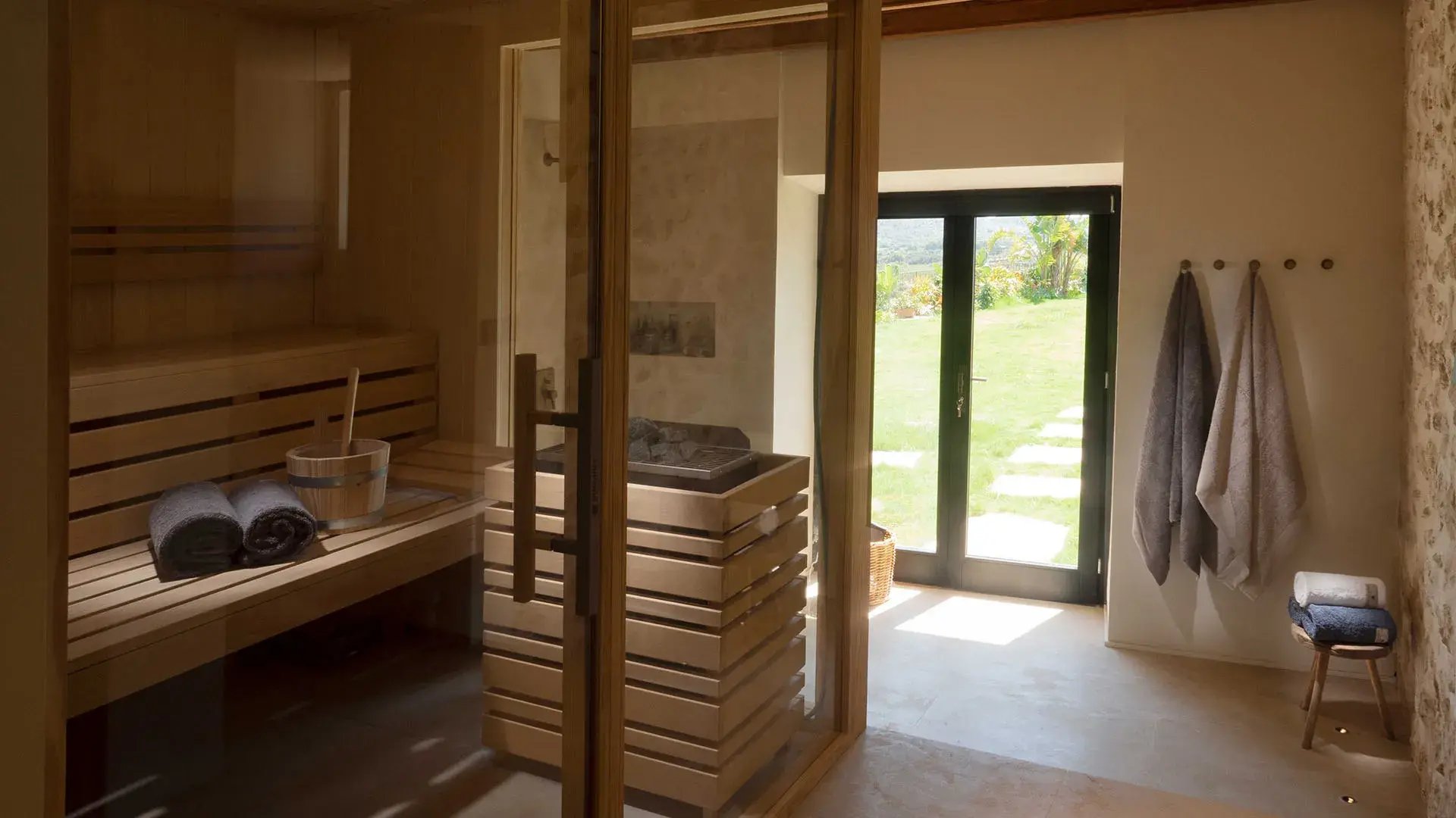 Son Fuster Wellness Sauna Spabereich