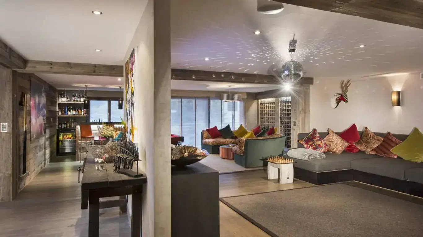 The Lodge Verbier Aufenthaltsraum