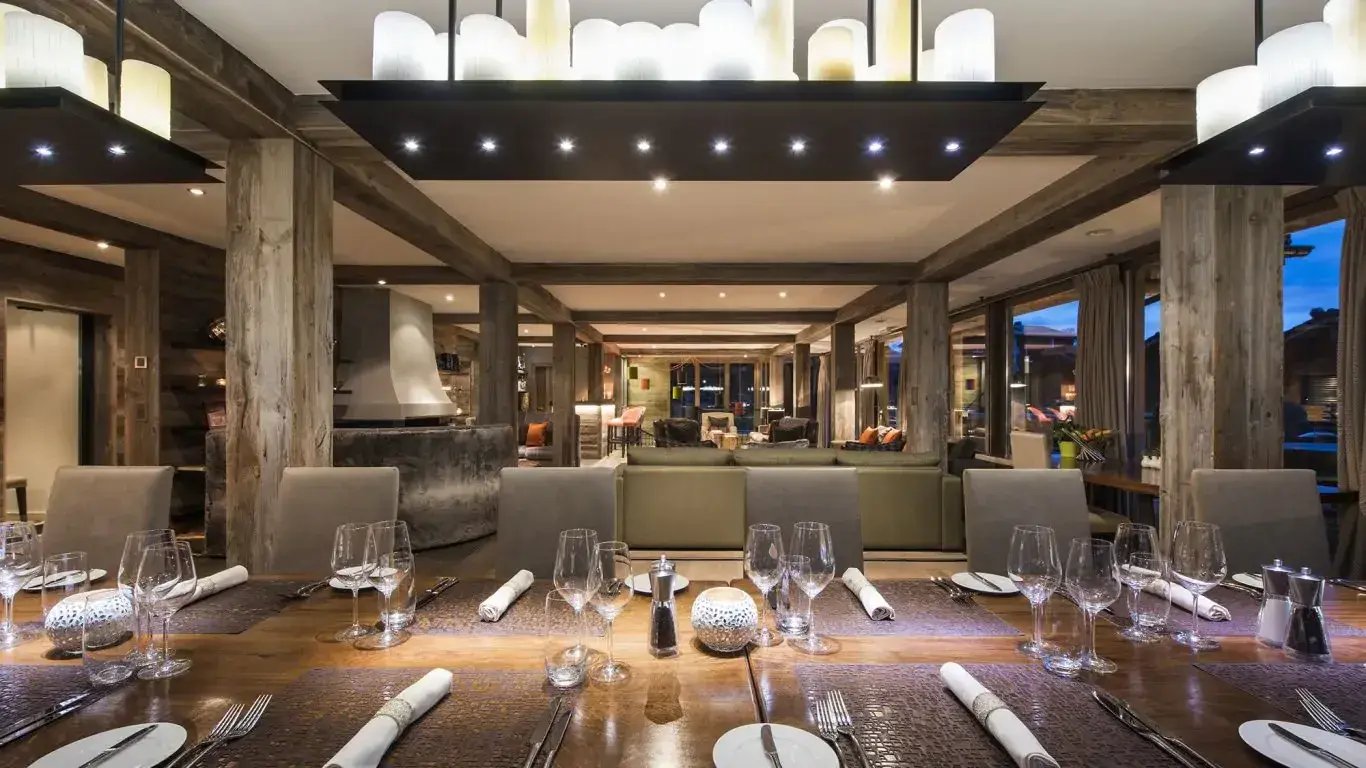 The Lodge Verbier Essbereich 
