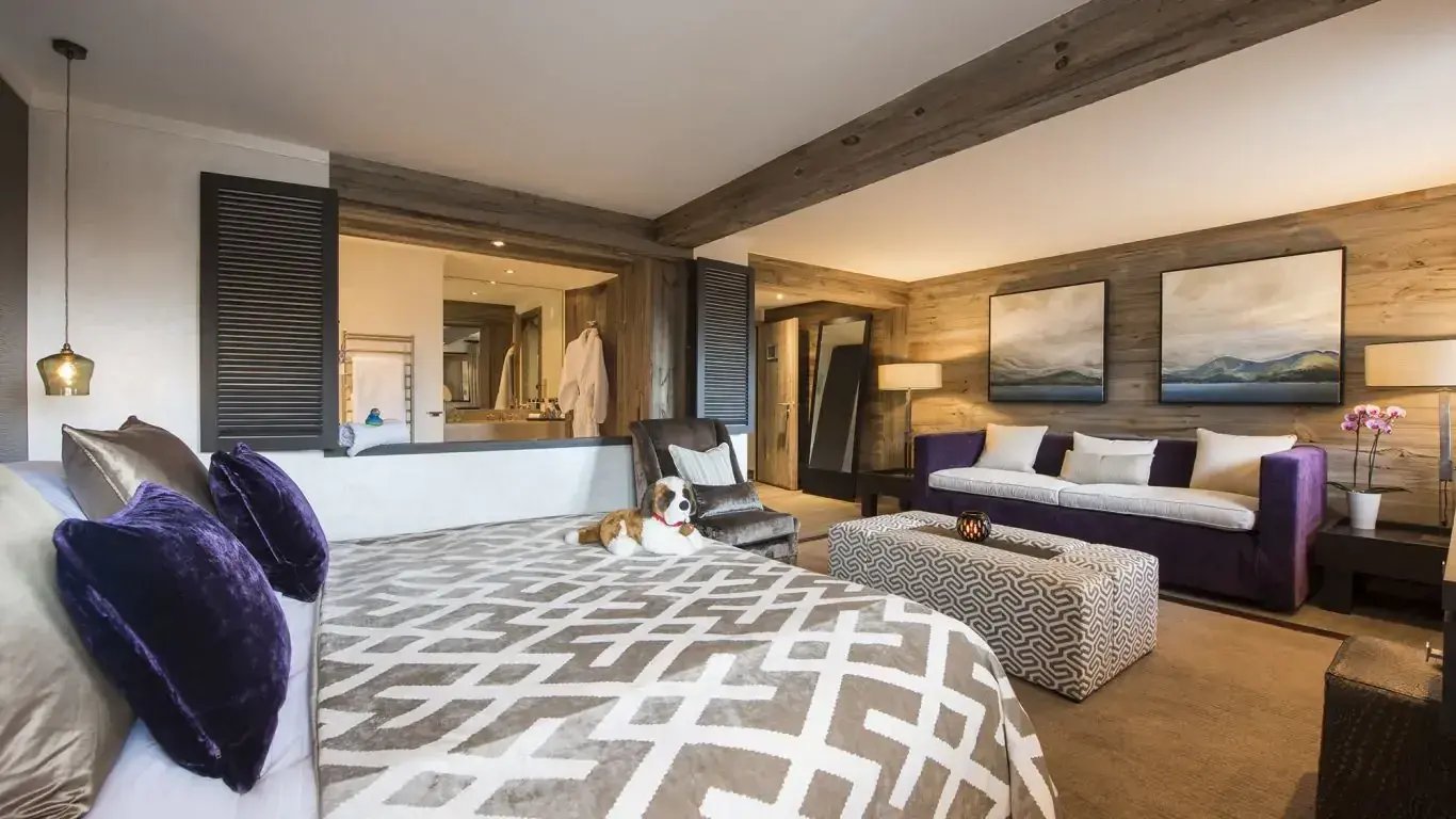 The Lodge Verbier Schlafbereich