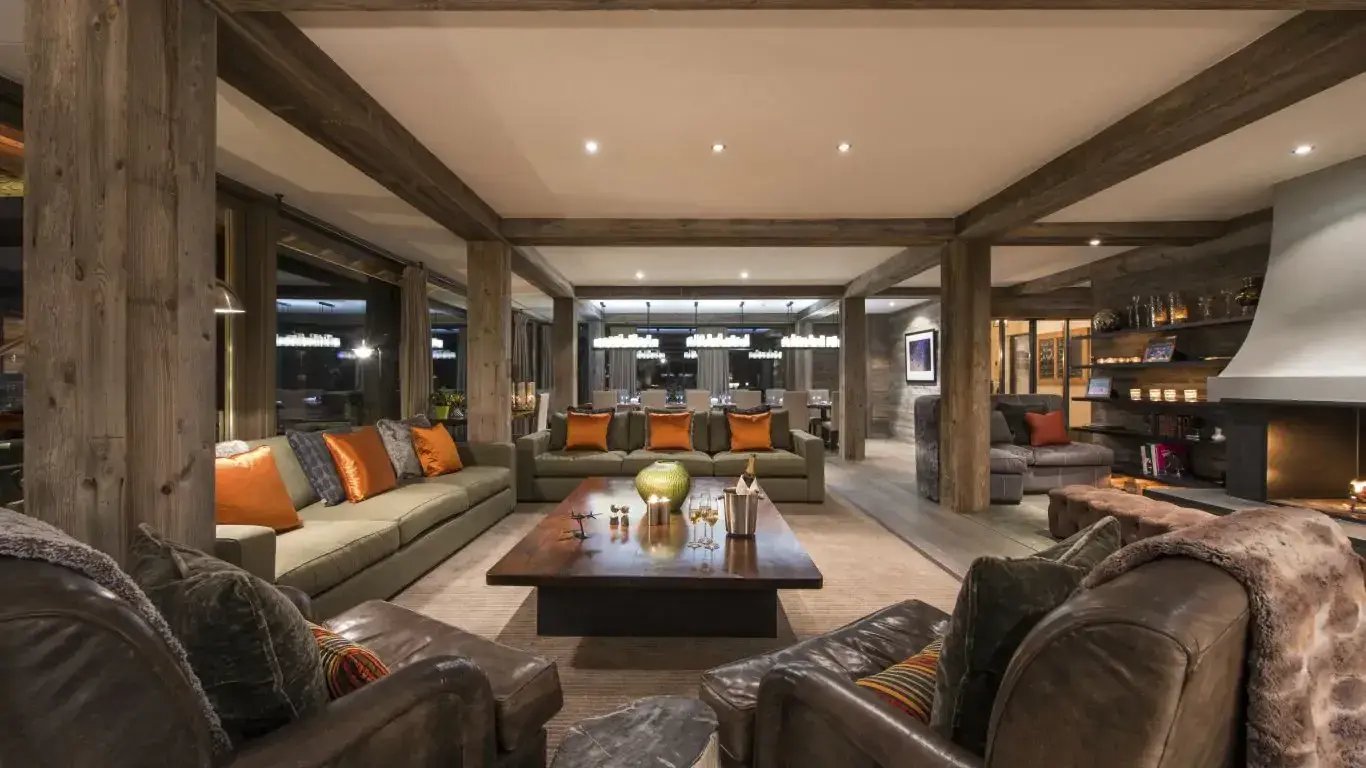 The Lodge Verbier Wohnbereich 