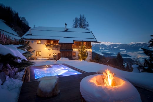 White Deer San Lorenzo Mountain Lodge Familienluxusreisen TheFamilyProject Feuerstelle