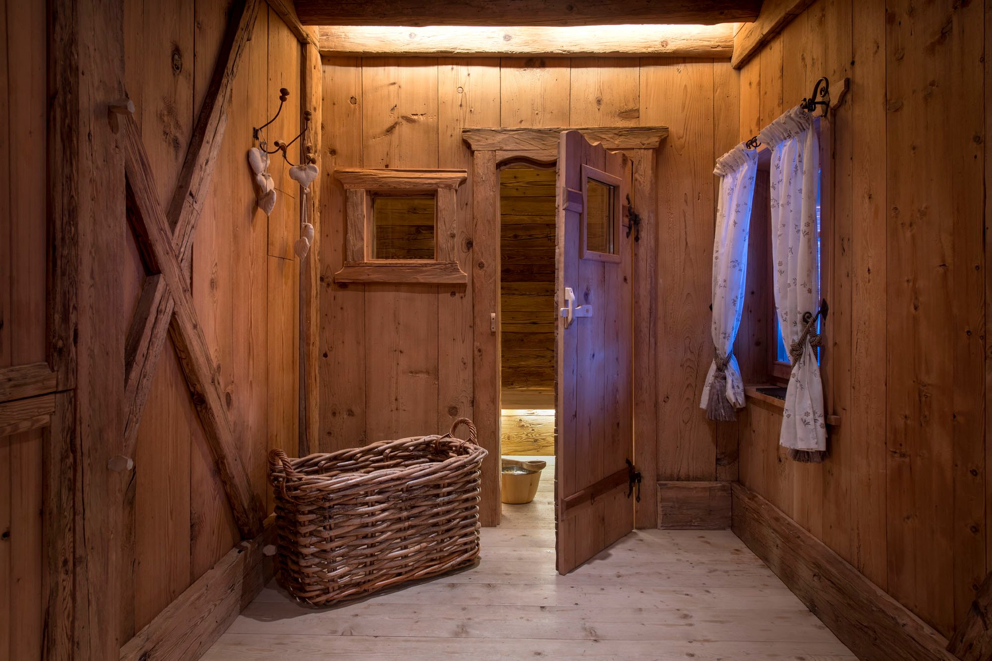 White Deer San Lorenzo Mountain Lodge Familienluxusreisen TheFamilyProject Sauna