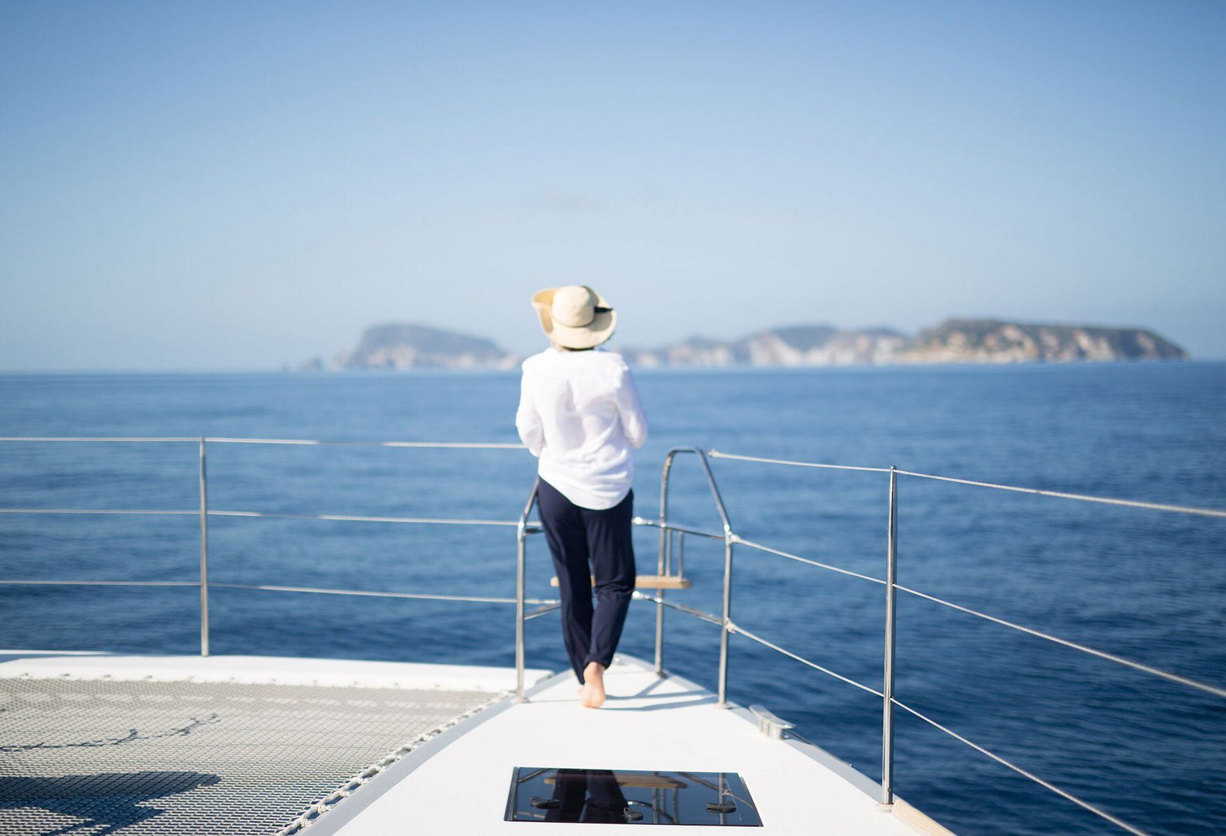 Blue Deer Foredeck mit Aussicht