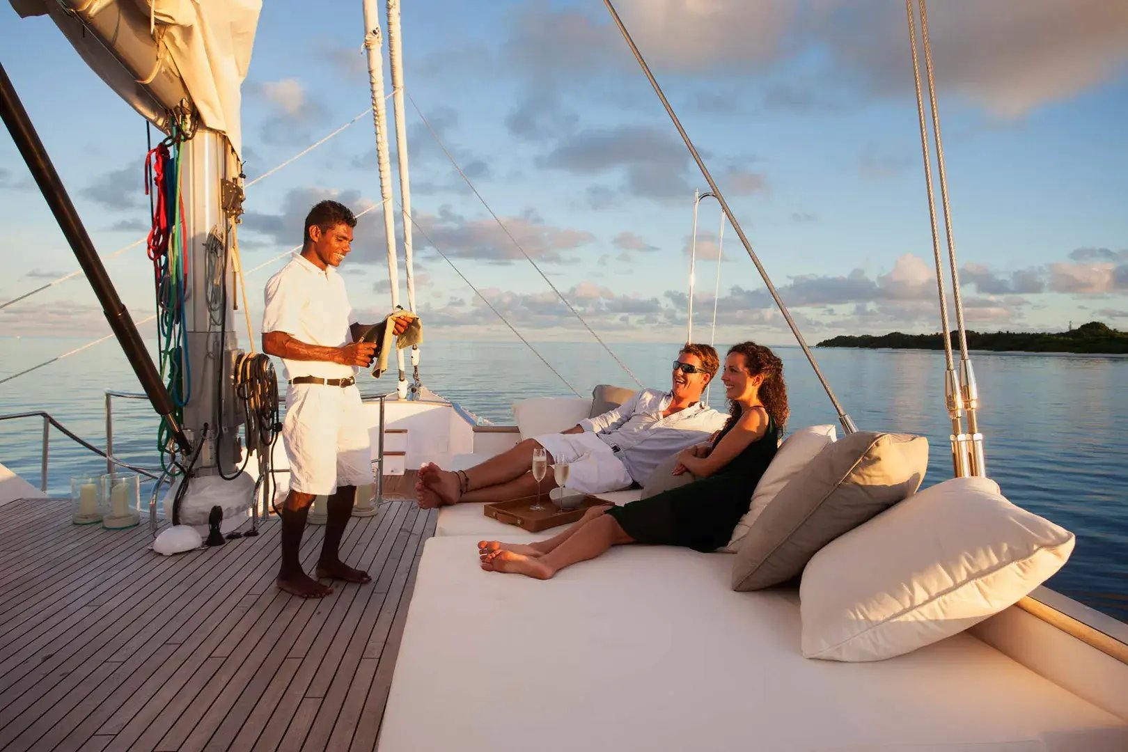 Soneva in Aqua Lounge am Sonnendeck