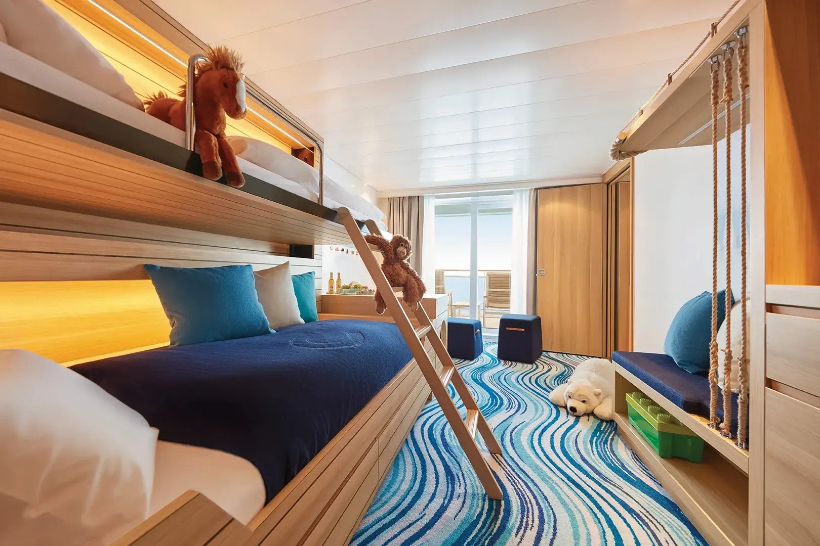 Europa 2 Kinderzimmer der Family Suite 