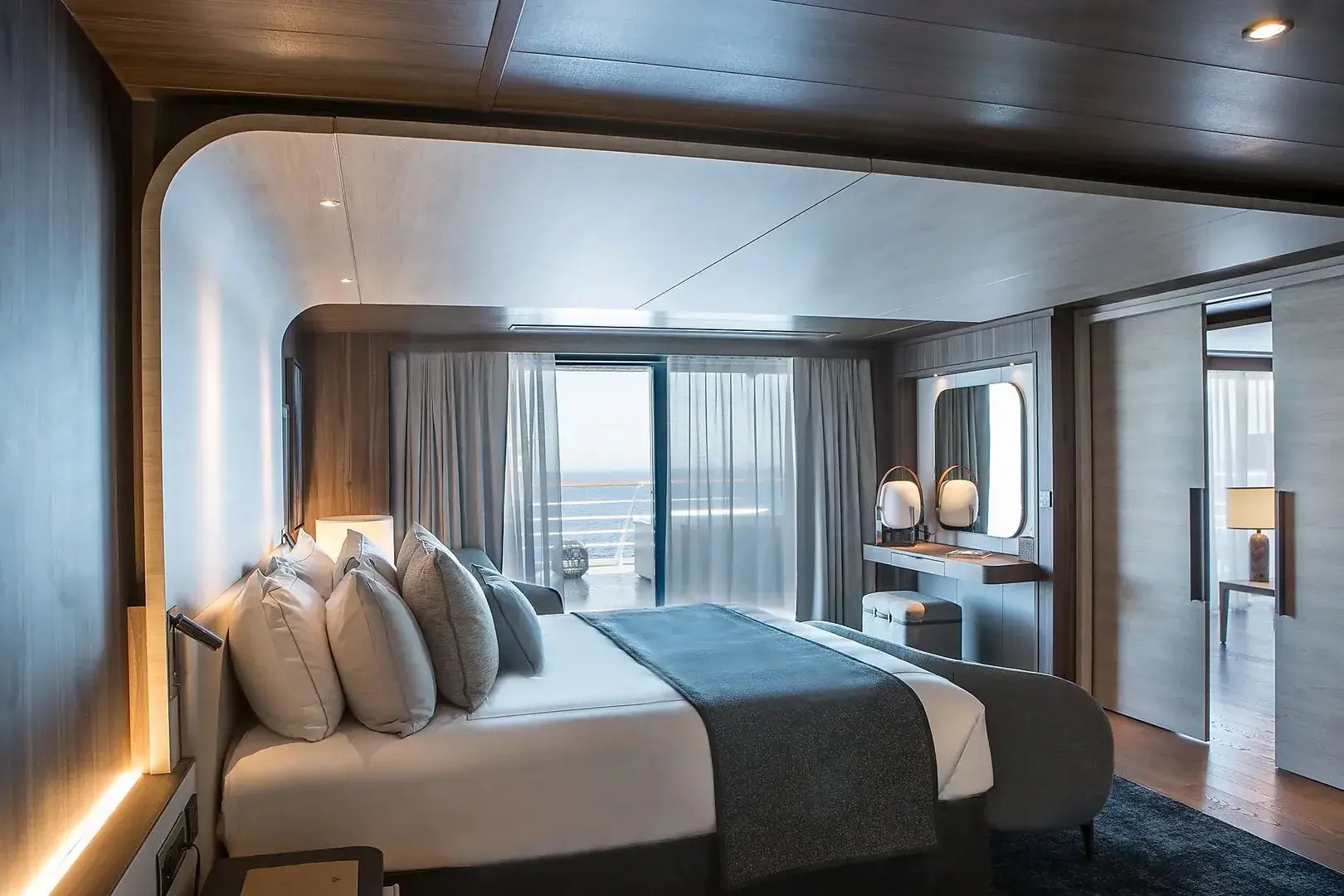 Le Commandant Charcot Suite mit Doppelbett 