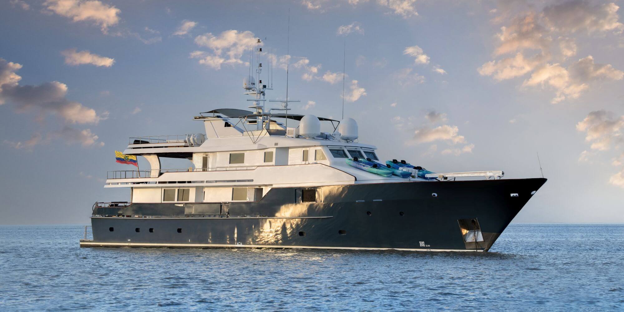 Außenansicht der Yacht