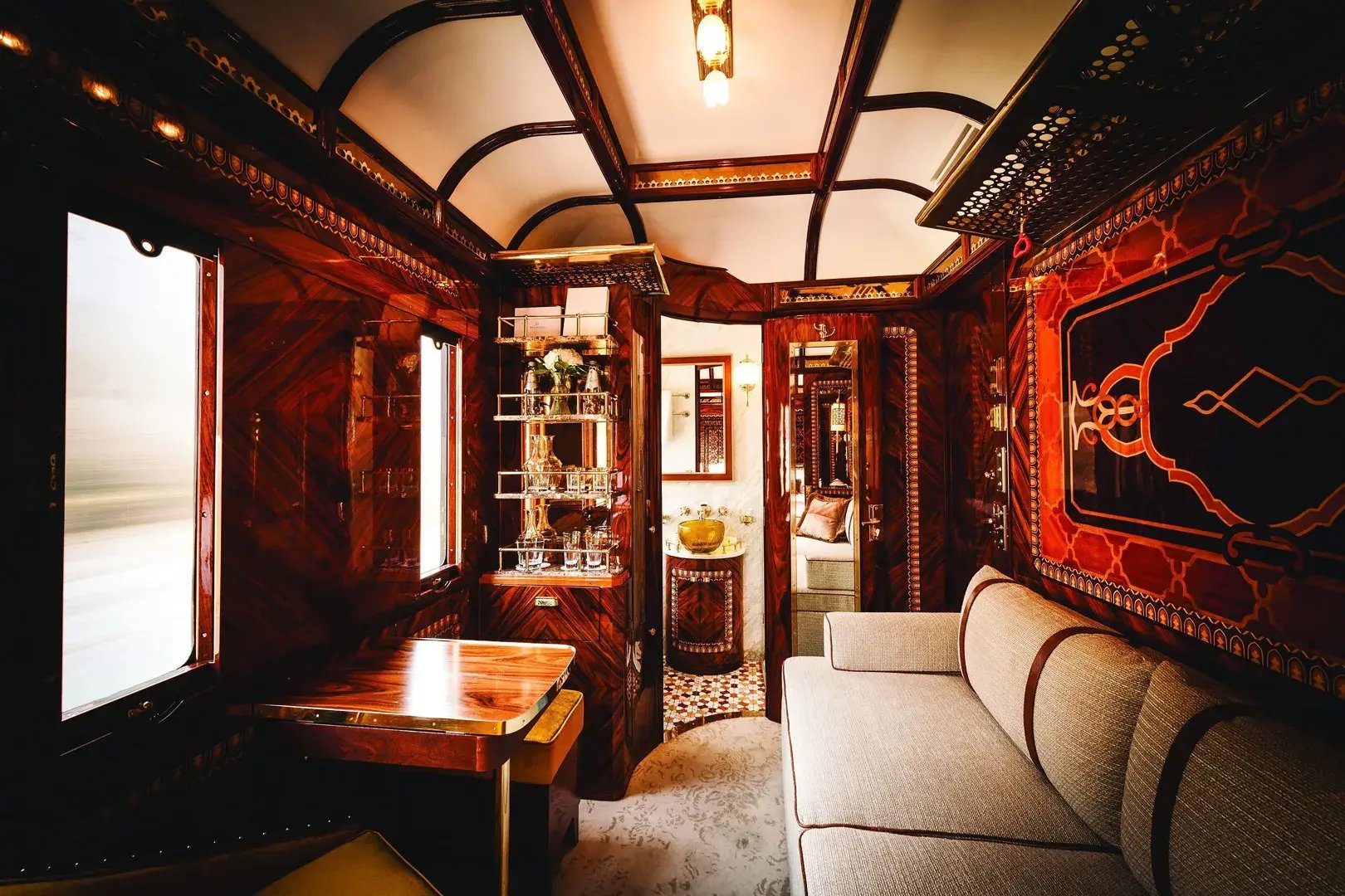 Venice Simplon Orient Express Innenbereich im eleganten Stil