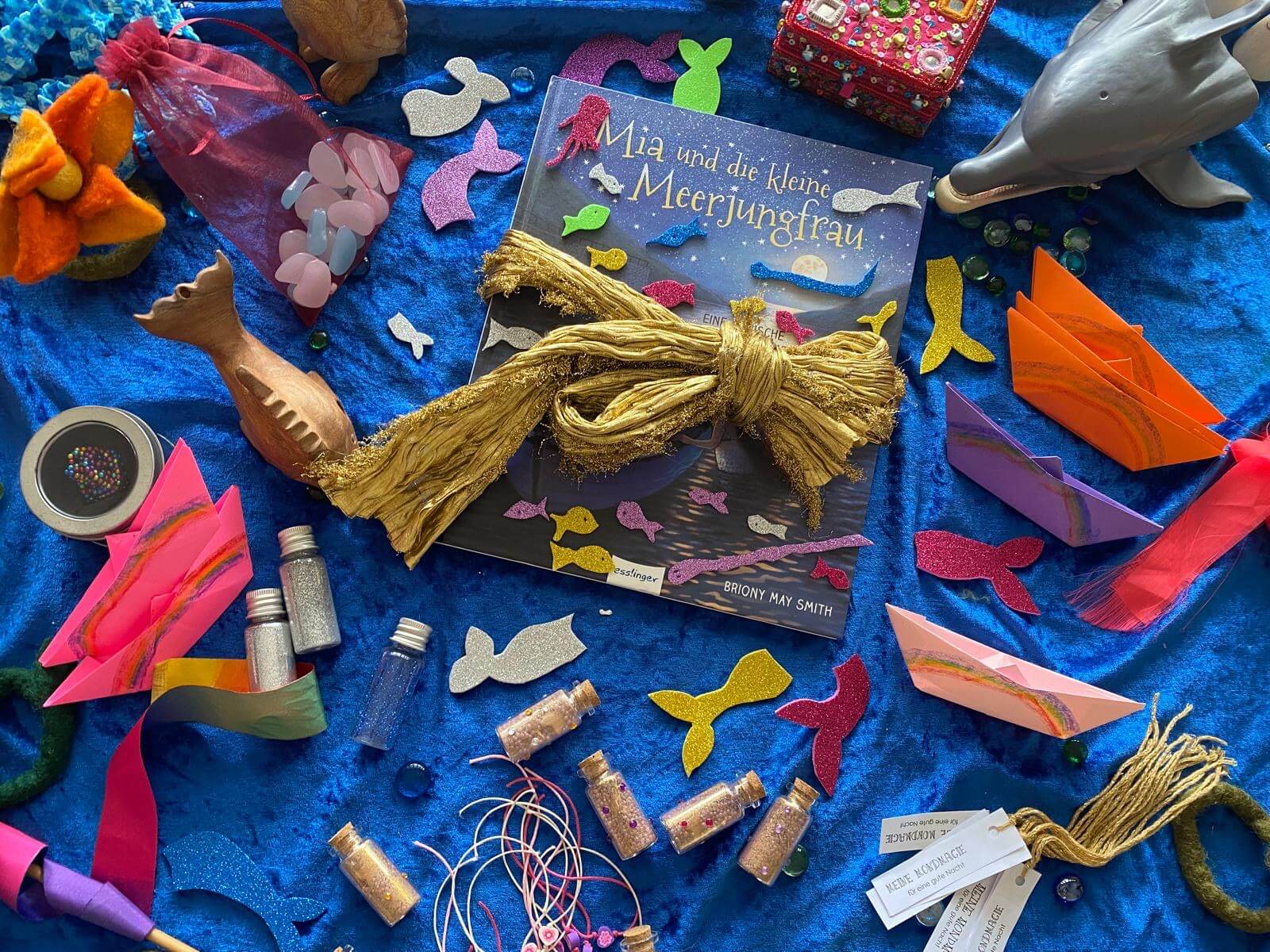 Cover vom Kinderbuch "Mia und die kleine Meerjungfrau".