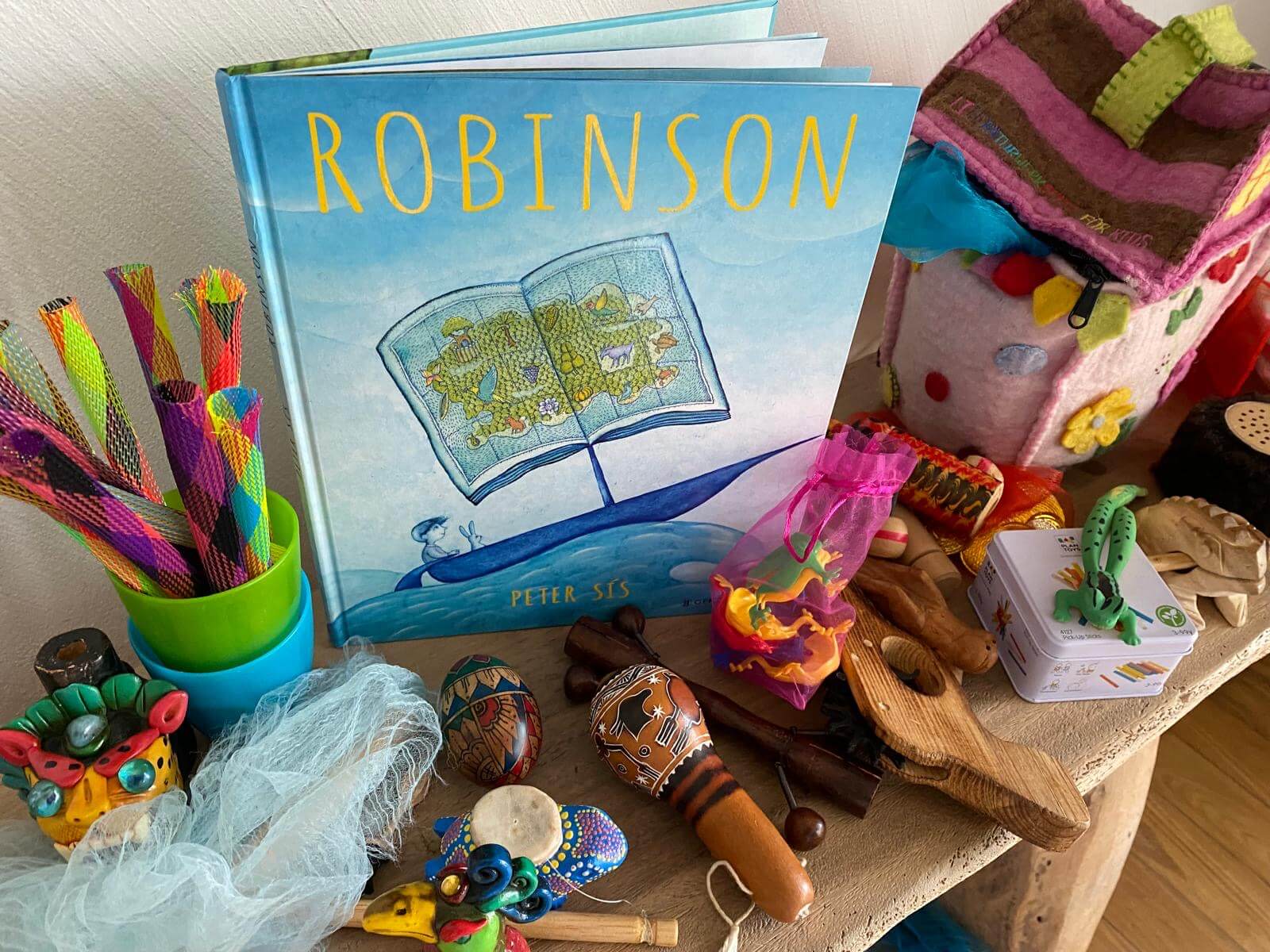 Cover vom Kinderbuch "Robinson".
