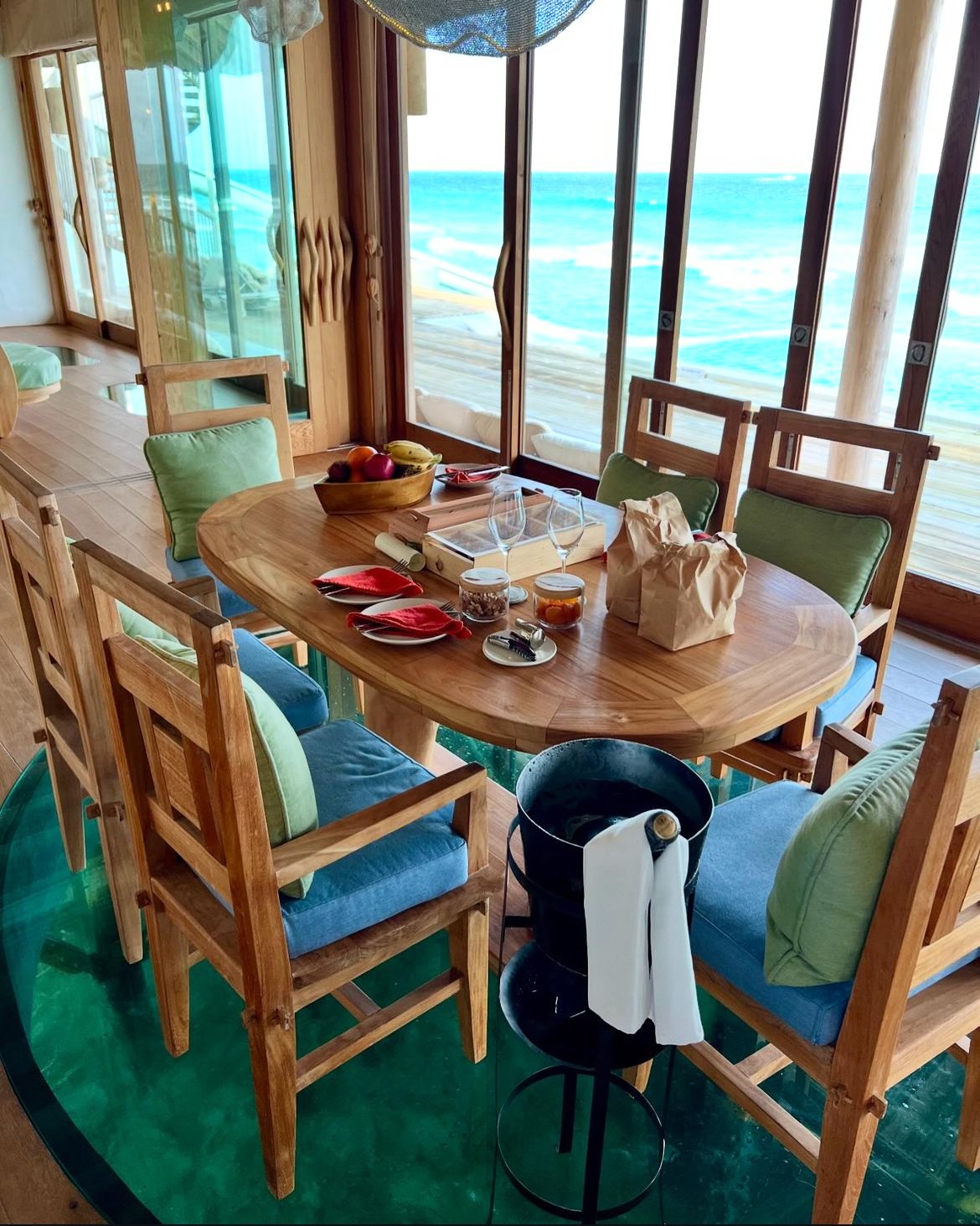 Mittagessen im Cottage