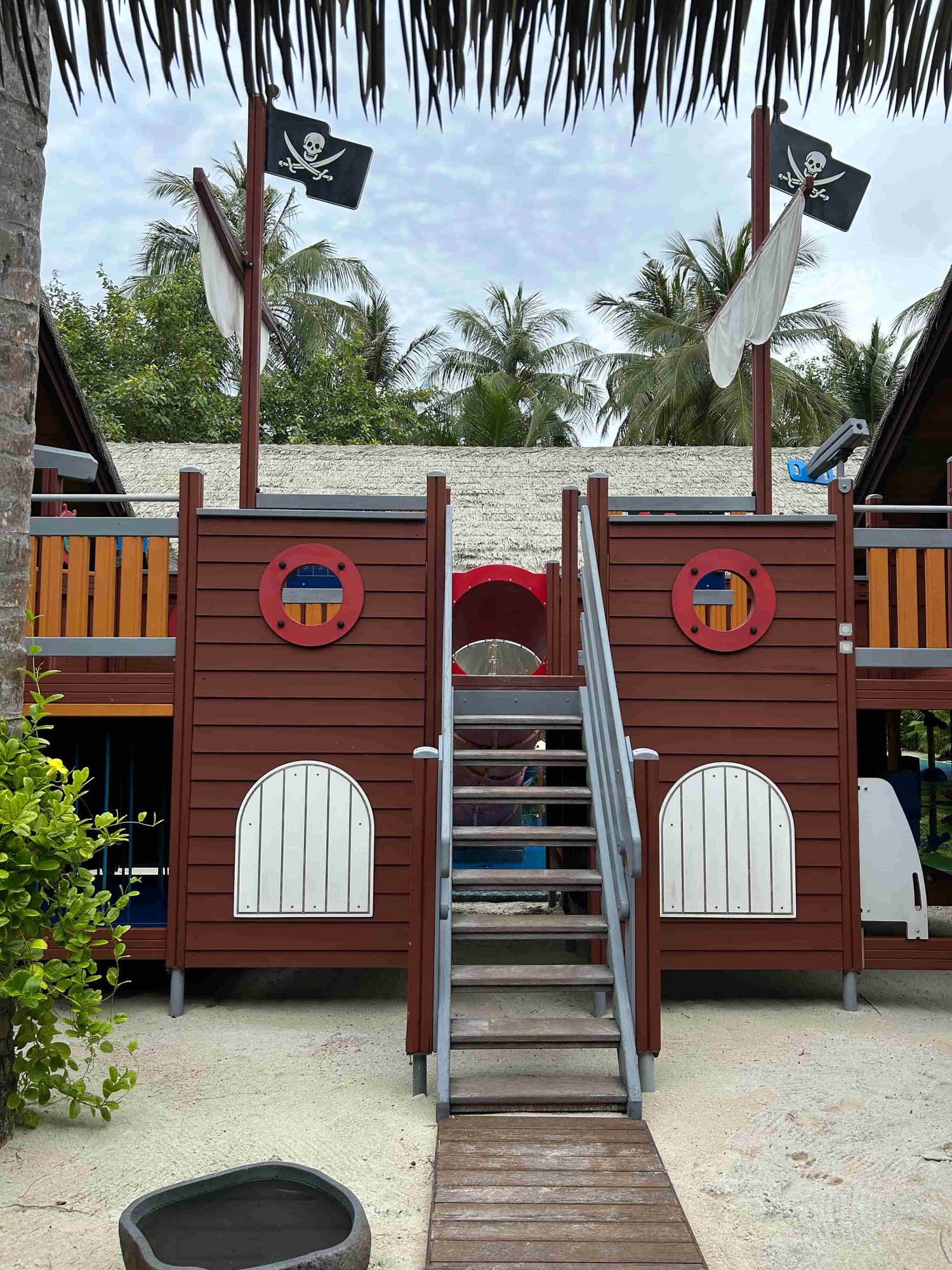 Kletterburg für Piraten im Kids Club