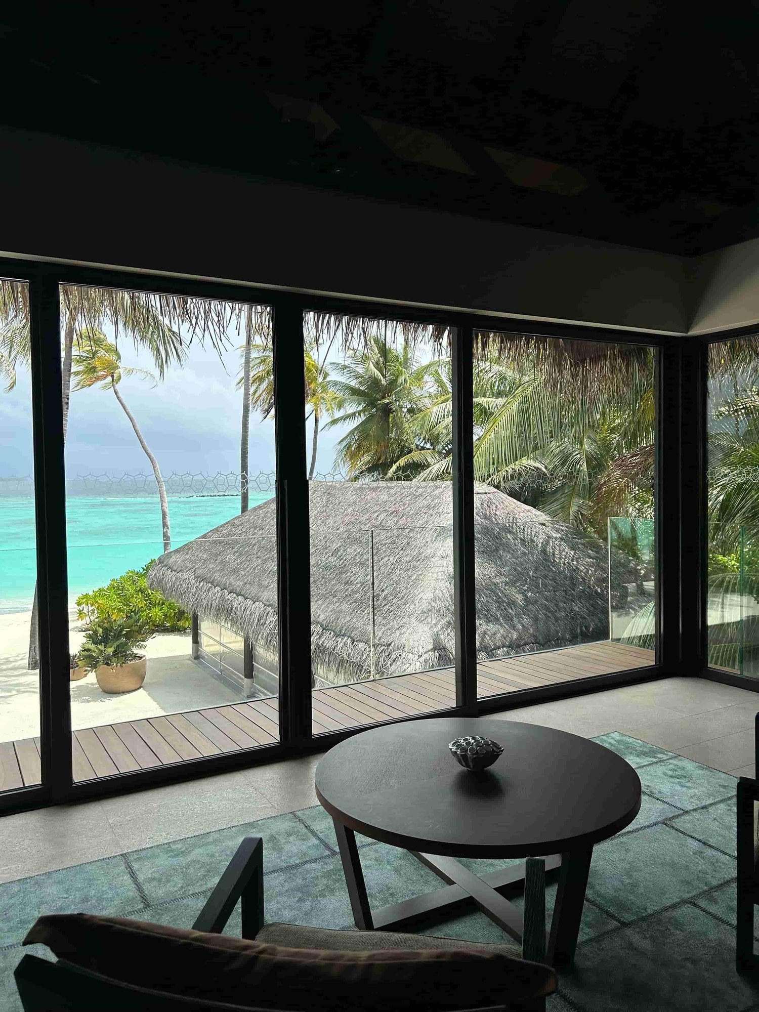 Aussicht aus der Villa aufs Meer