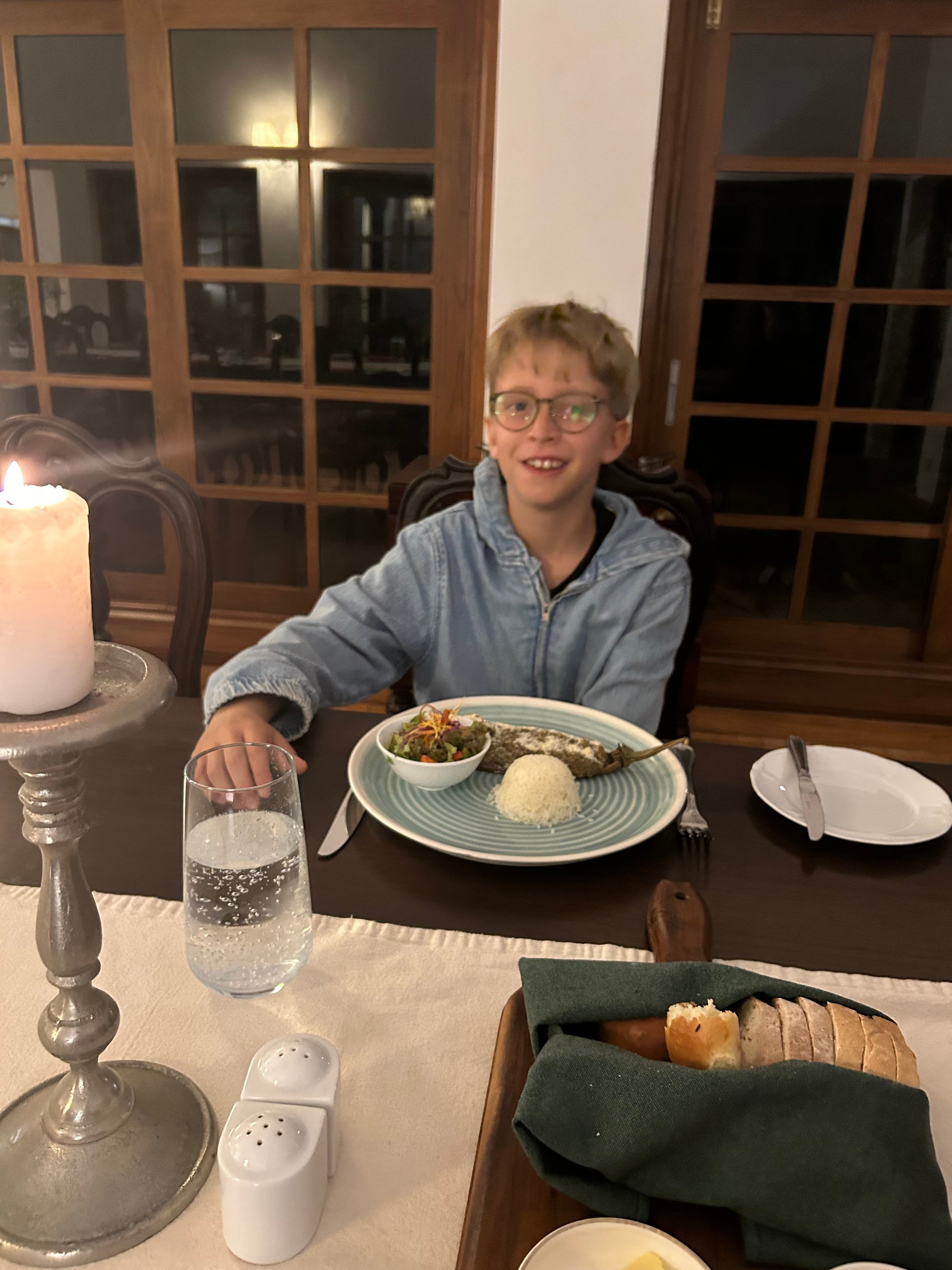 Dinner auf Sri Lanka
