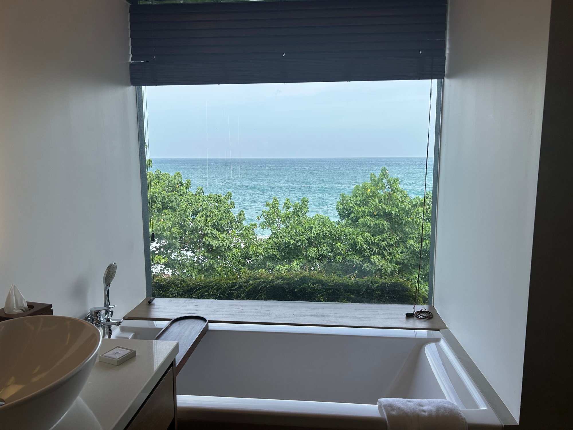 Badewanne mit Ausblick