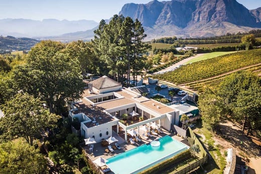 delaire graff estate suedafrika familienluxusreise thefamilyproject luftbild