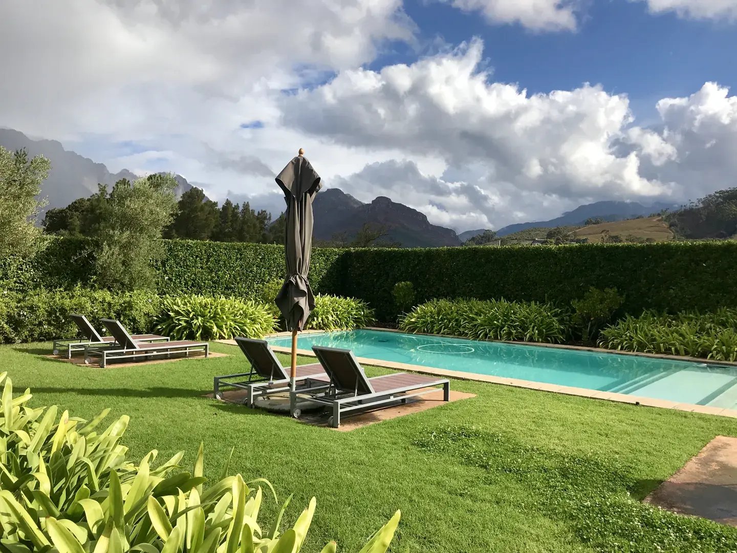 la cle des montagnes franschhoek garten