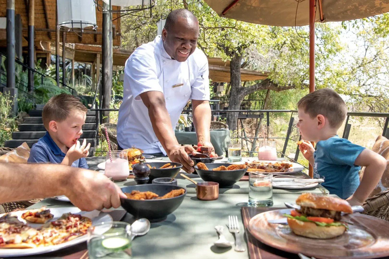 singita boulders lodge suedafrika lunch