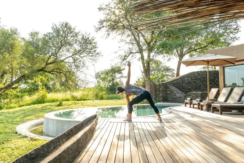 singita ebony lodge yoga