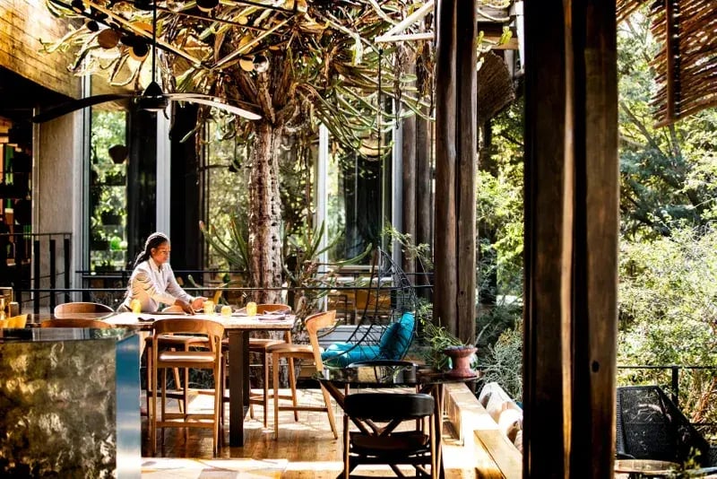 singita sweni lodge suedafrika dining