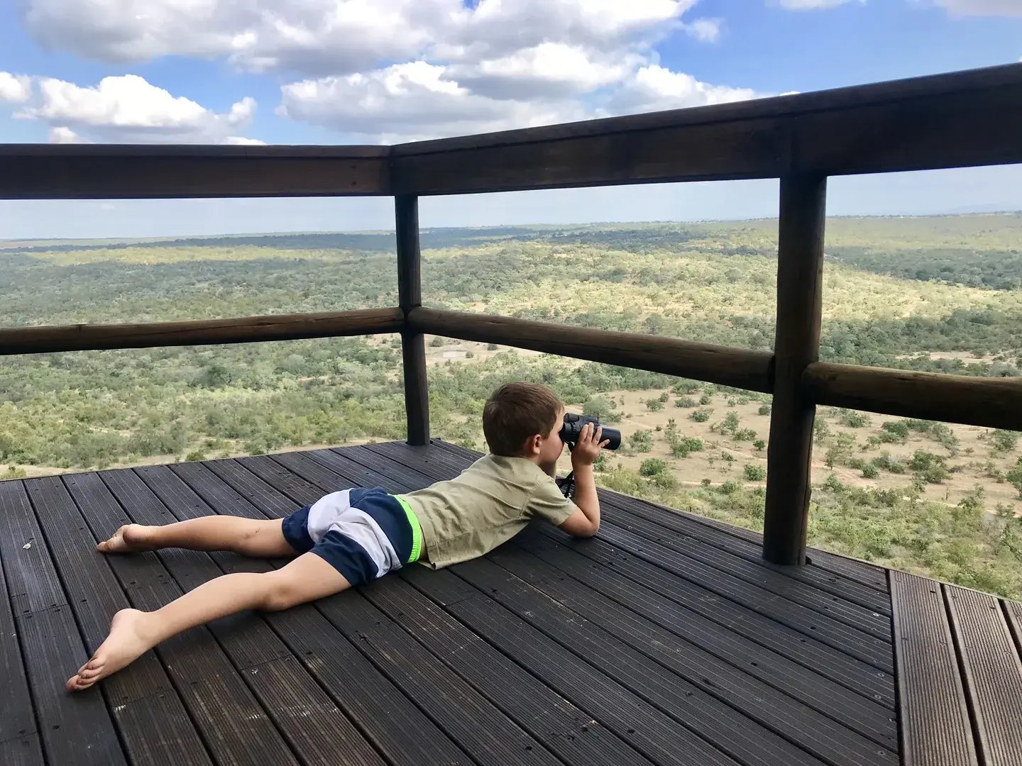 ulusaba sudafrika familienluxusreise fernrohr