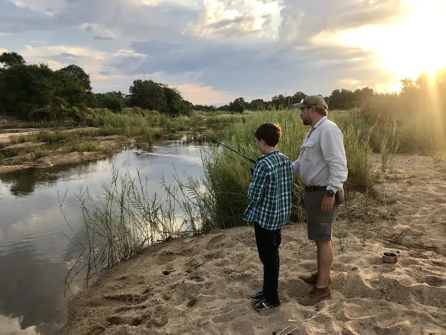 ulusaba sudafrika familienluxusreise fischen